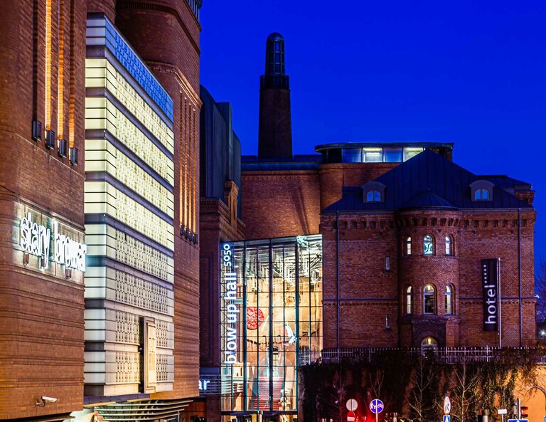 El Hotel Blow-up Hall 5050 está situado en el edificio de la antigua fábrica de cerveza Stary de Poznan / © Foto: Georg Berg