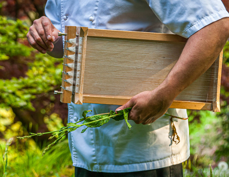 Las labores de mantenimiento del Carraturo sólo consisten en tensar las cuerdas / © Foto: Georg Berg
