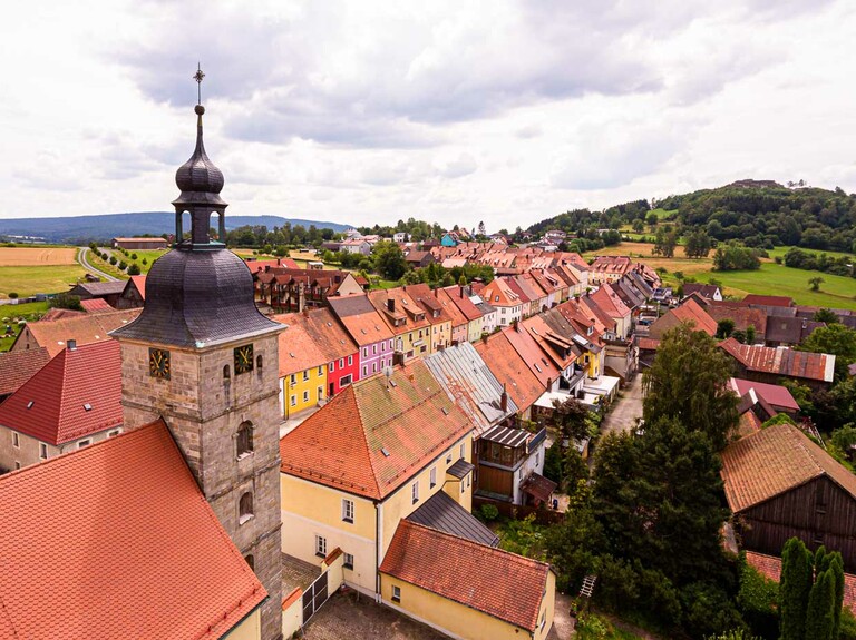 Calle del pueblo de Waldeck, en el Alto Palatinado / © Foto: Georg Berg