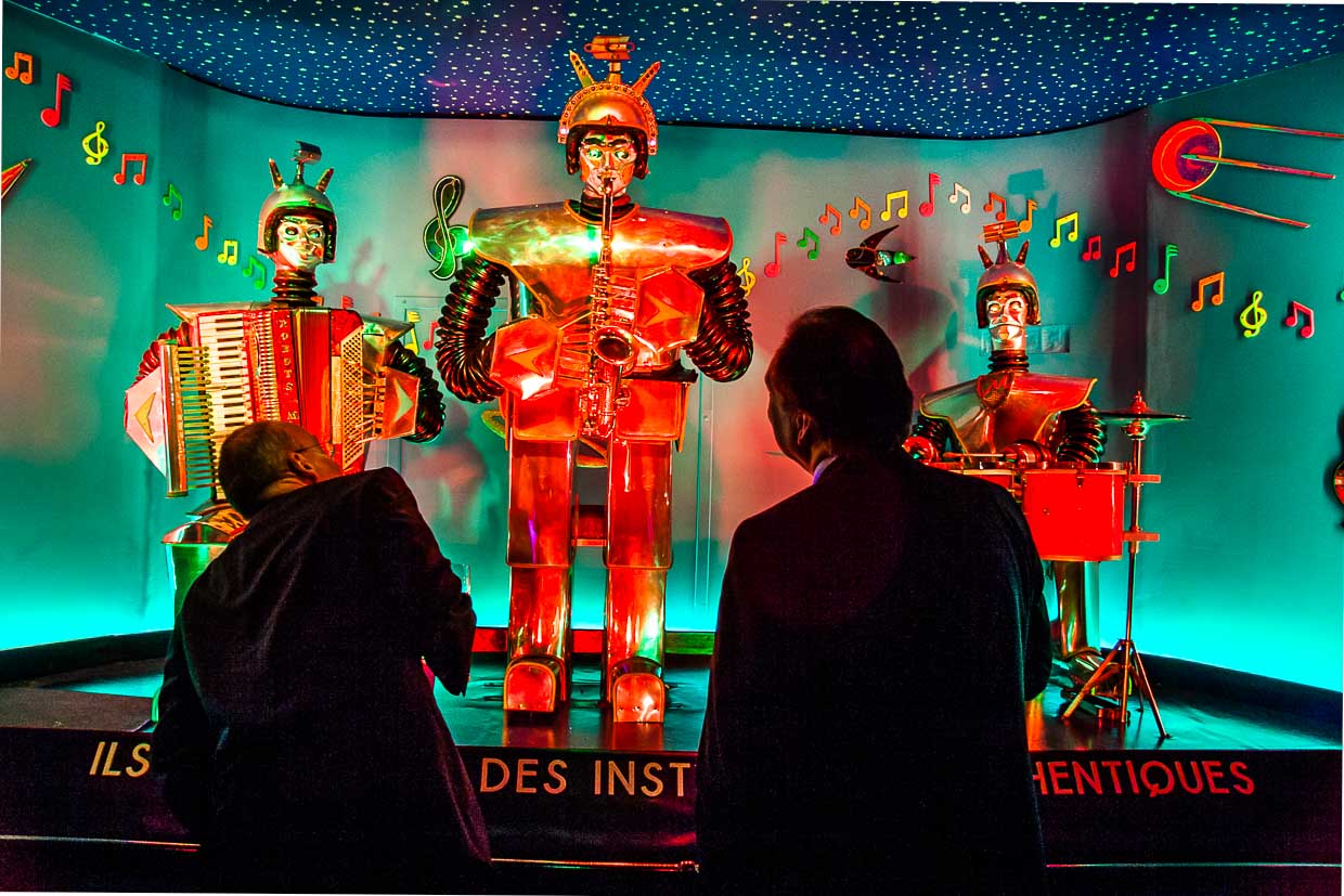 Robots Music es una instalación artística con instrumentos reales / © Fotografía: Georg Berg