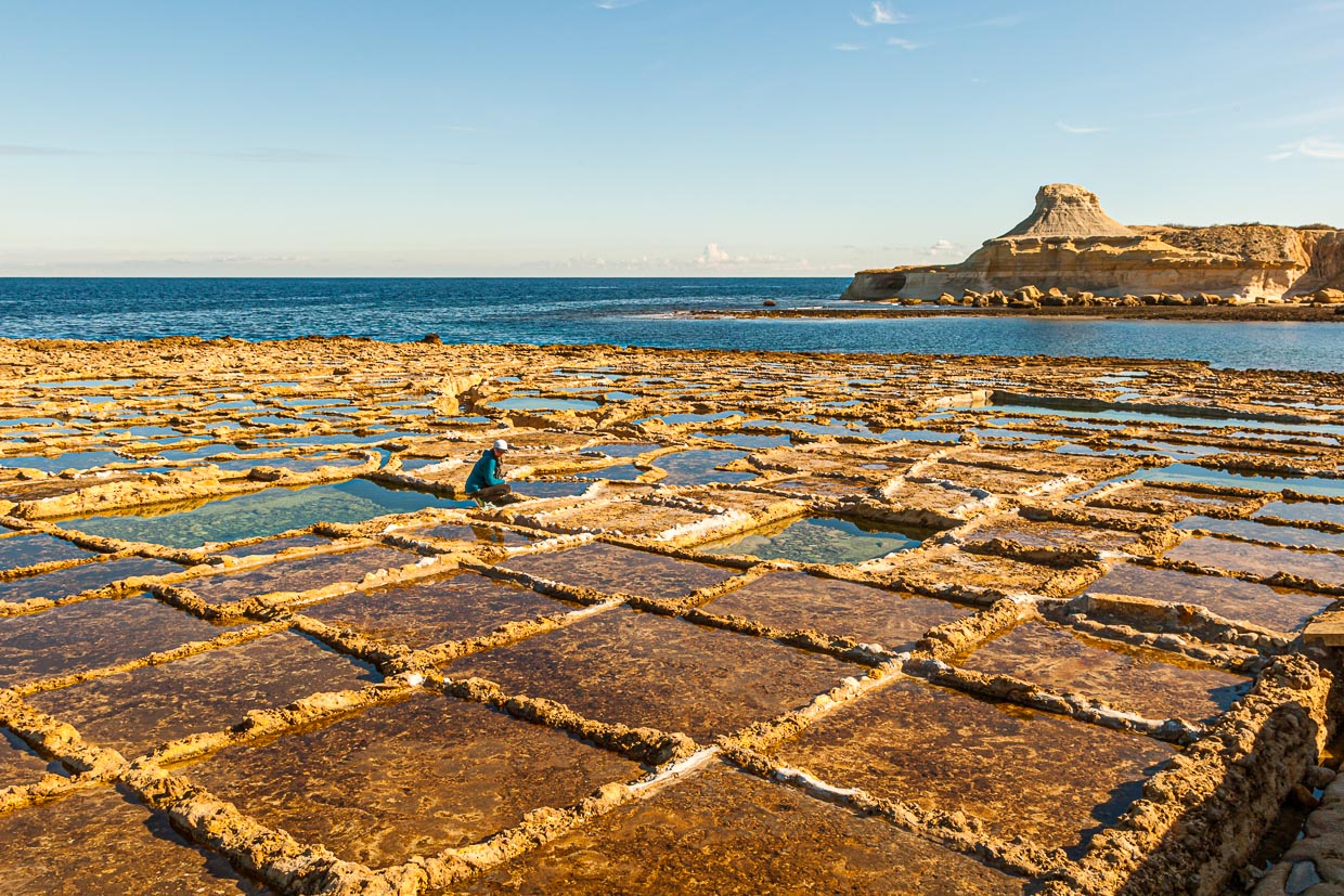 Sal marina de Gozo y Malta